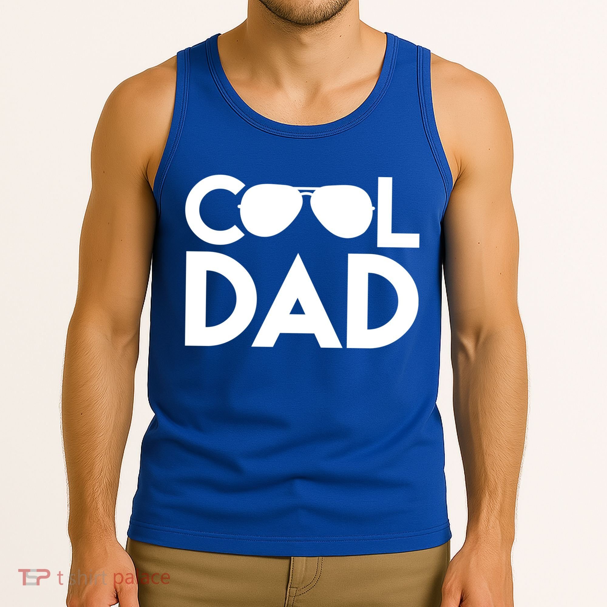 Cool Dad Sunglass Fathers Day Tank Top