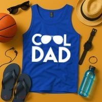 Cool Dad Sunglass Fathers Day Tank Top thumb 4