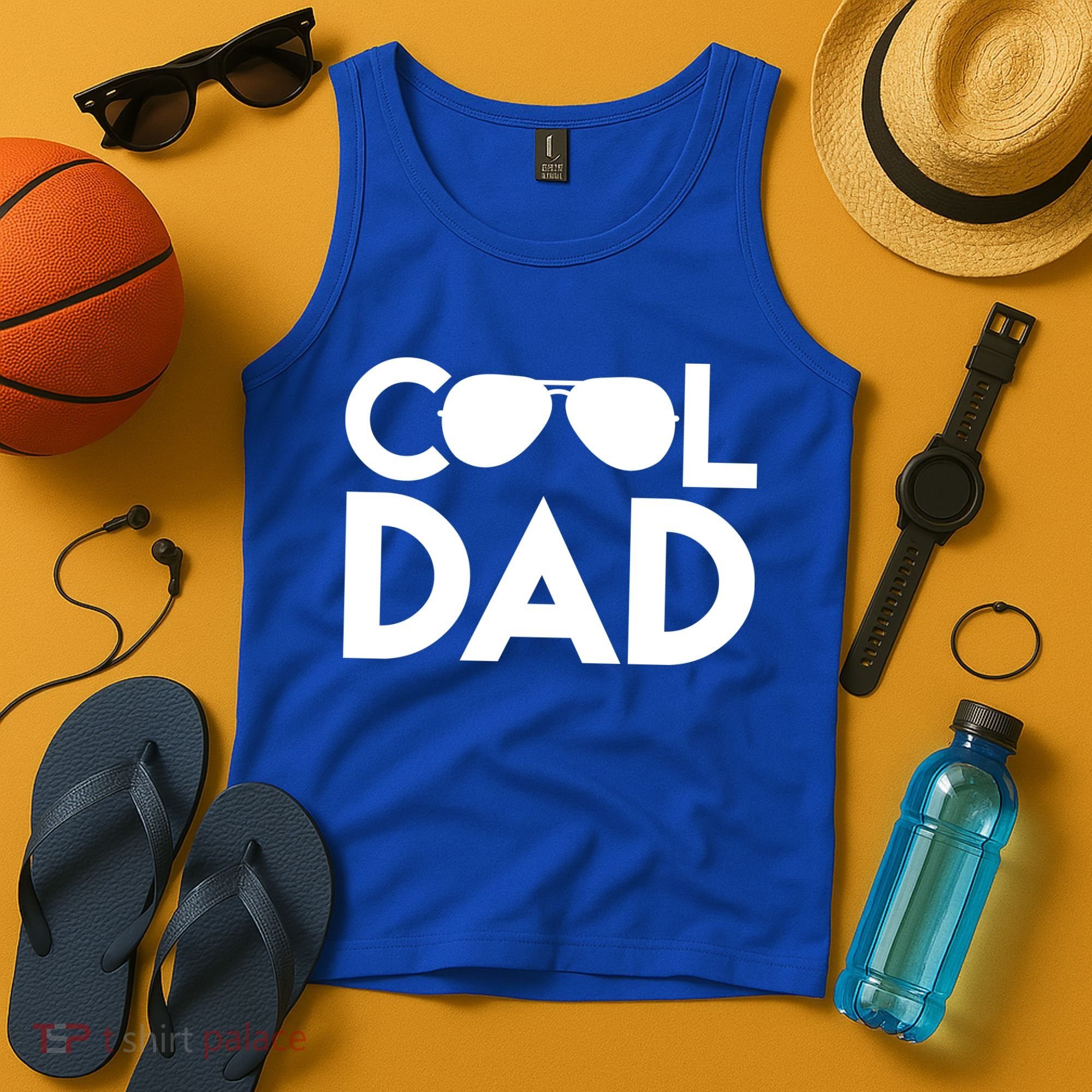 Cool Dad Sunglass Fathers Day Tank Top