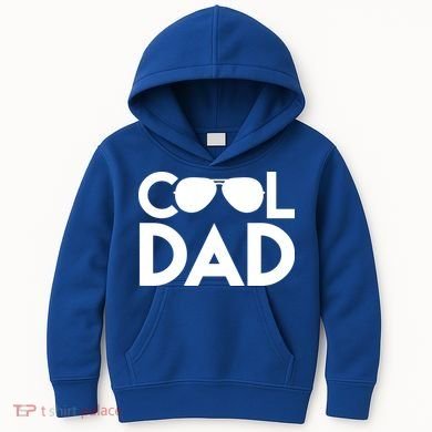 Cool Dad Sunglass Fathers Day Kids Hoodie