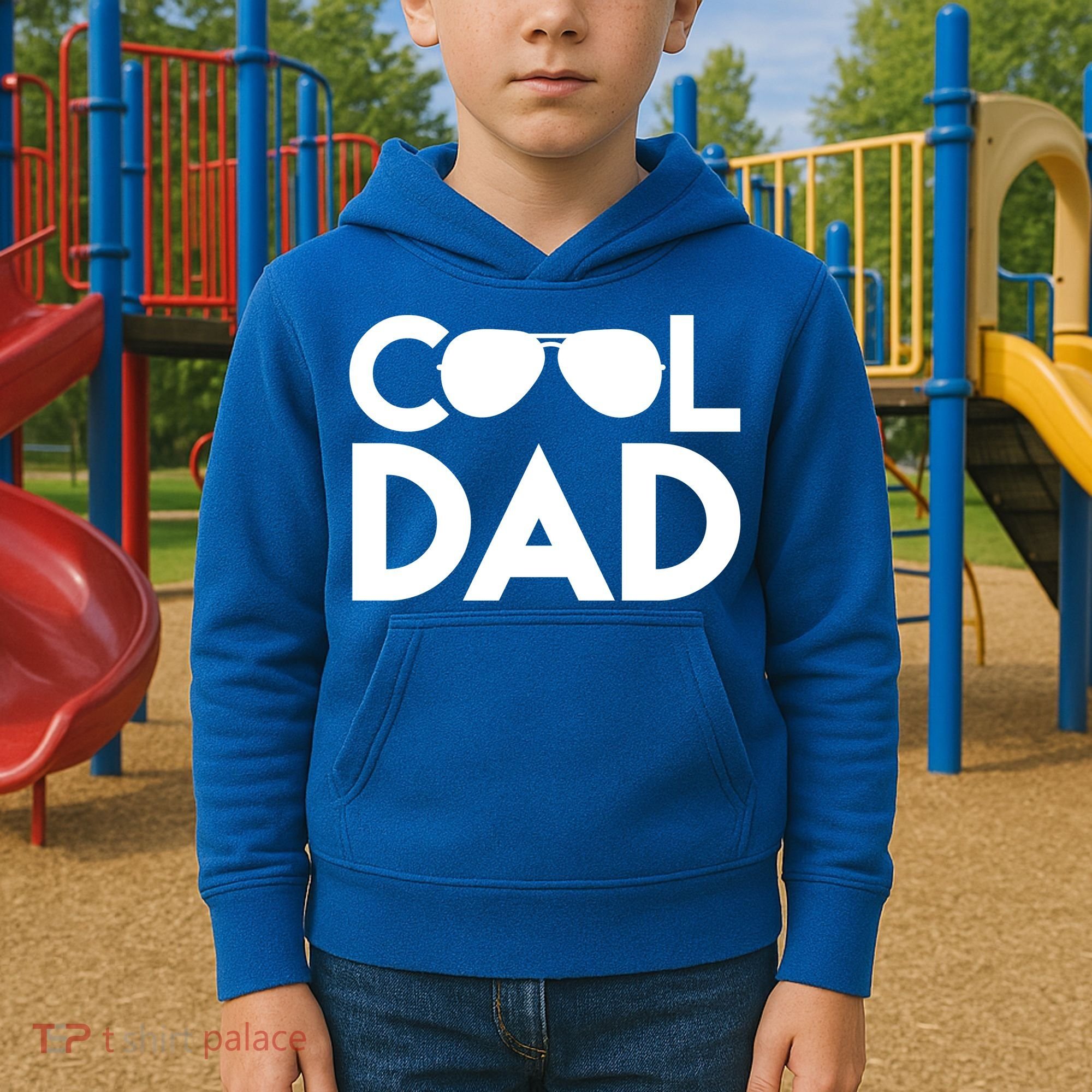 Cool Dad Sunglass Fathers Day Kids Hoodie