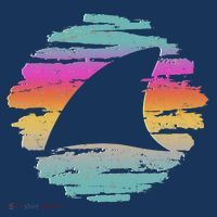 Colorful Distressed Shark Fin T-Shirt thumb 7