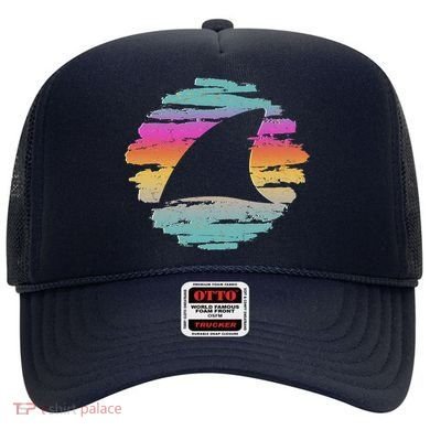Colorful Distressed Shark Fin Hat