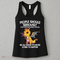 Cute Dragon Seriously Dragon For Women And Girls Women's Tank Top thumb 3