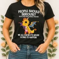Cute Dragon Seriously Dragon For Women And Girls Women's T-Shirt thumb 2