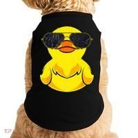 Cool Duckie Sunglasses Duckling Funny Ducky Rubber Duck Doggie Tank thumb 0