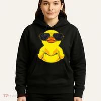 Cool Duckie Sunglasses Duckling Funny Ducky Rubber Duck Hoodie thumb 5