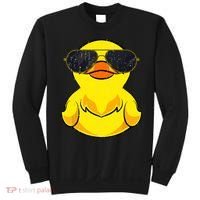 Cool Duckie Sunglasses Duckling Funny Ducky Rubber Duck Sweatshirt thumb 0