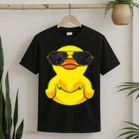 Cool Duckie Sunglasses Duckling Funny Ducky Rubber Duck T-Shirt thumb 2