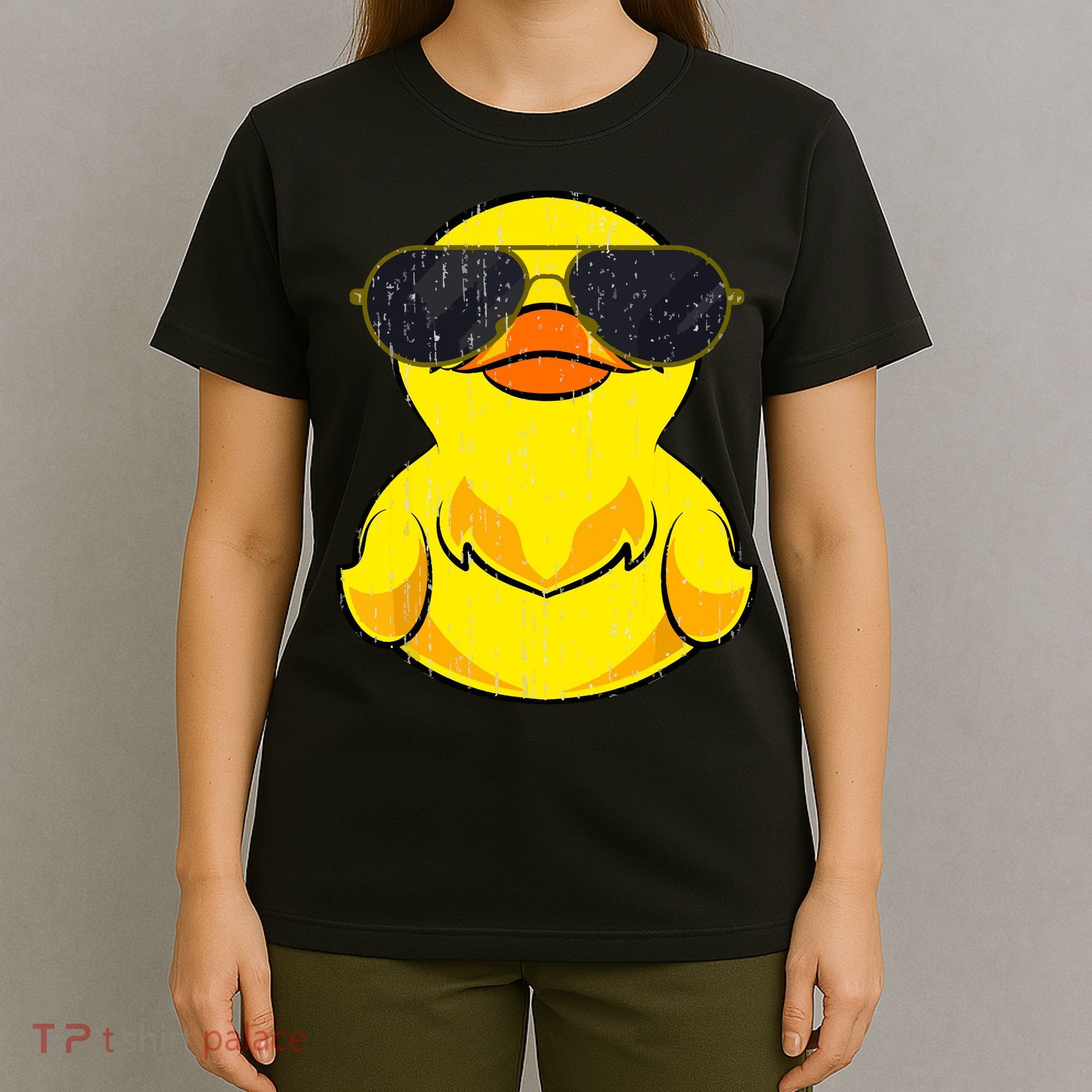 Cool Duckie Sunglasses Duckling Funny Ducky Rubber Duck T-Shirt