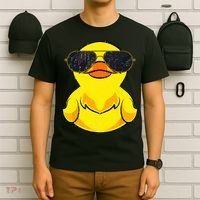 Cool Duckie Sunglasses Duckling Funny Ducky Rubber Duck T-Shirt thumb 6