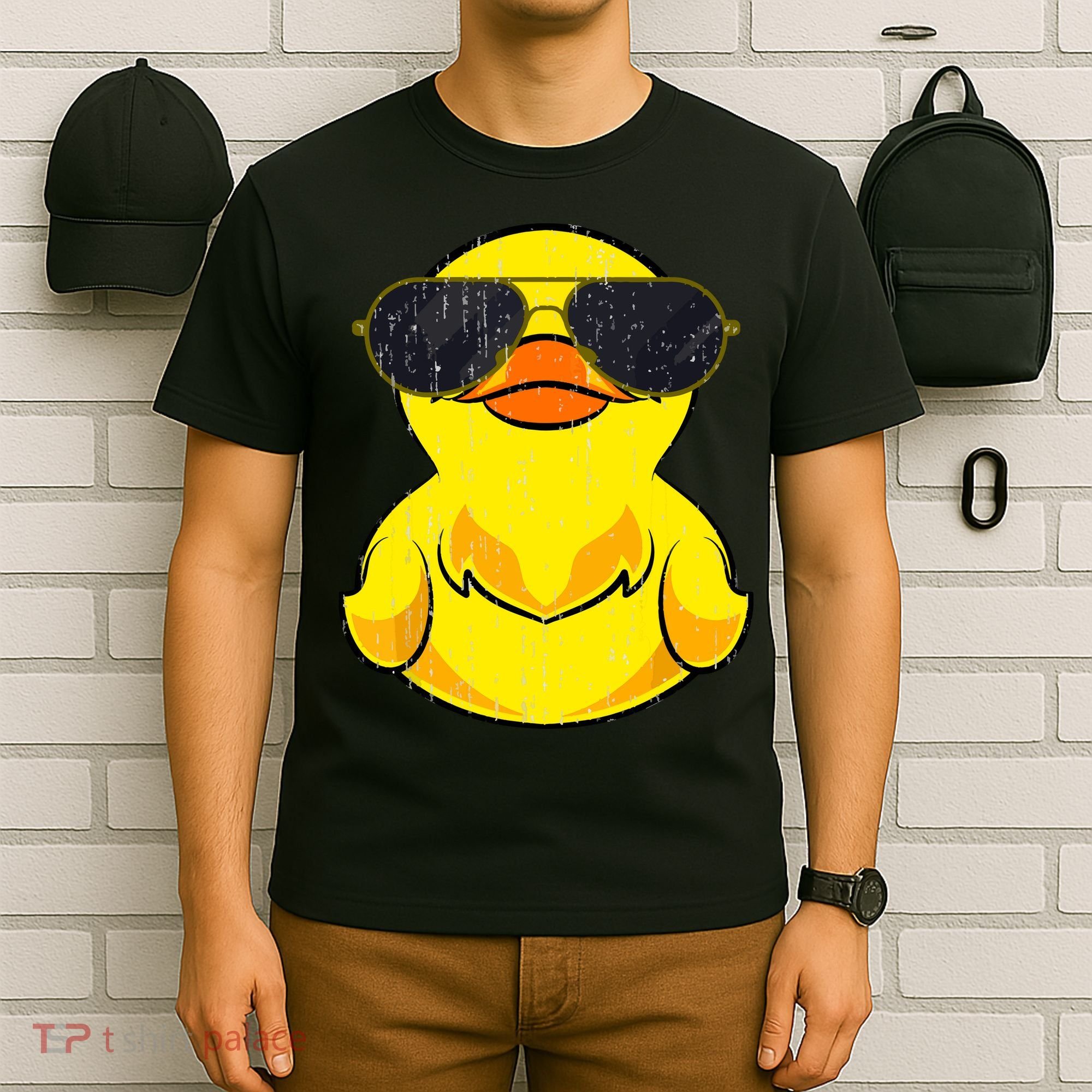 Cool Duckie Sunglasses Duckling Funny Ducky Rubber Duck T-Shirt