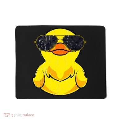 Cool Duckie Sunglasses Duckling Funny Ducky Rubber Duck Mousepad