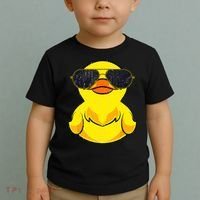 Cool Duckie Sunglasses Duckling Funny Ducky Rubber Duck Toddler T-Shirt thumb 2