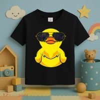 Cool Duckie Sunglasses Duckling Funny Ducky Rubber Duck Toddler T-Shirt thumb 3