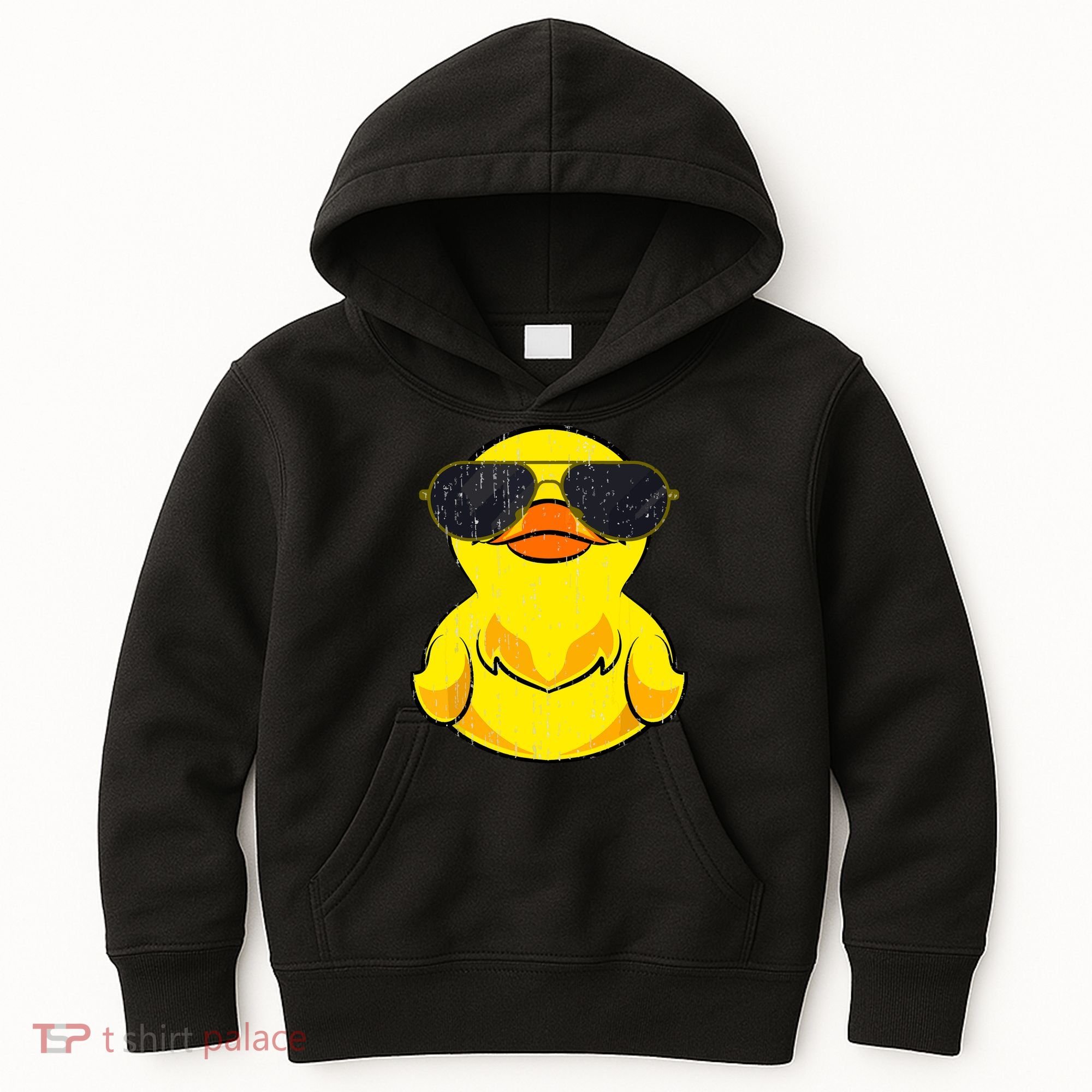 Cool Duckie Sunglasses Duckling Funny Ducky Rubber Duck Kids Hoodie