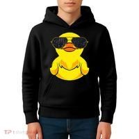Cool Duckie Sunglasses Duckling Funny Ducky Rubber Duck Kids Hoodie thumb 4