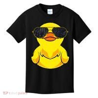 Cool Duckie Sunglasses Duckling Funny Ducky Rubber Duck Kids T-Shirt thumb 0