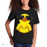 Cool Duckie Sunglasses Duckling Funny Ducky Rubber Duck Kids T-Shirt thumb 2