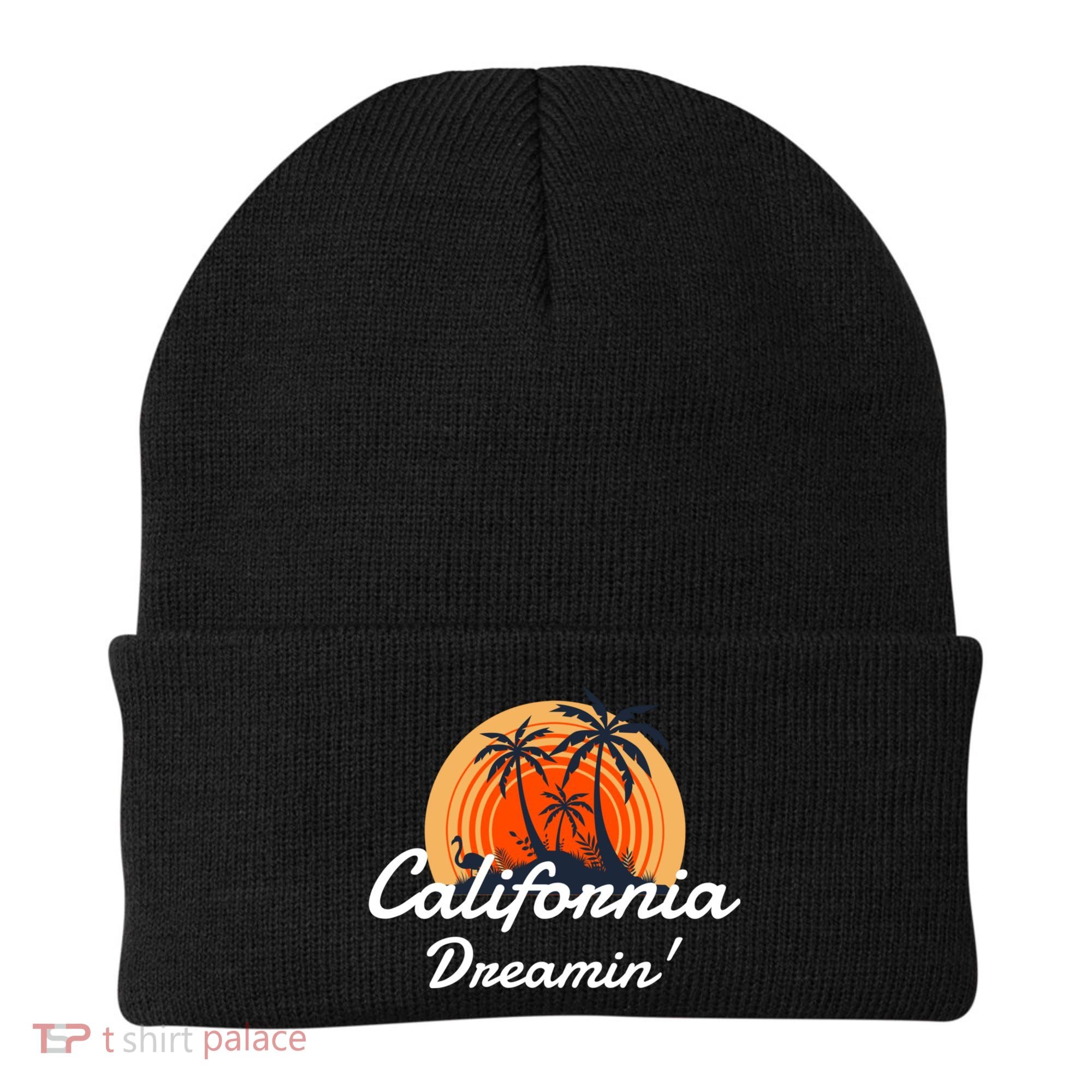 California Dreamin' Sunset Venice Beach Summer Surf La Gift Beanie
