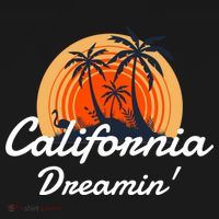 California Dreamin' Sunset Venice Beach Summer Surf La Gift Women's Hoodie thumb 2