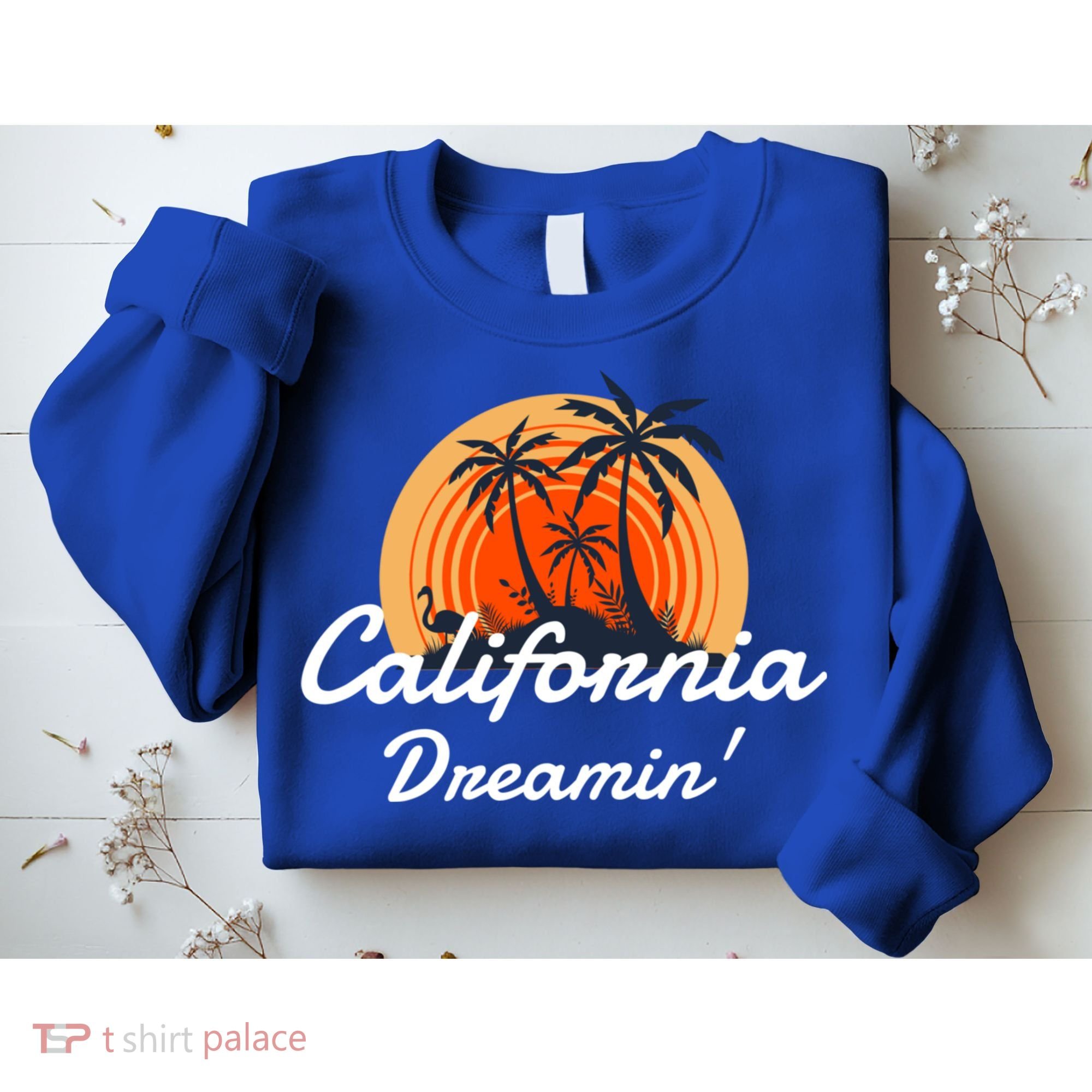 California Dreamin' Sunset Venice Beach Summer Surf La Gift Sweatshirt