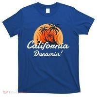 California Dreamin' Sunset Venice Beach Summer Surf La Gift T-Shirt thumb 0