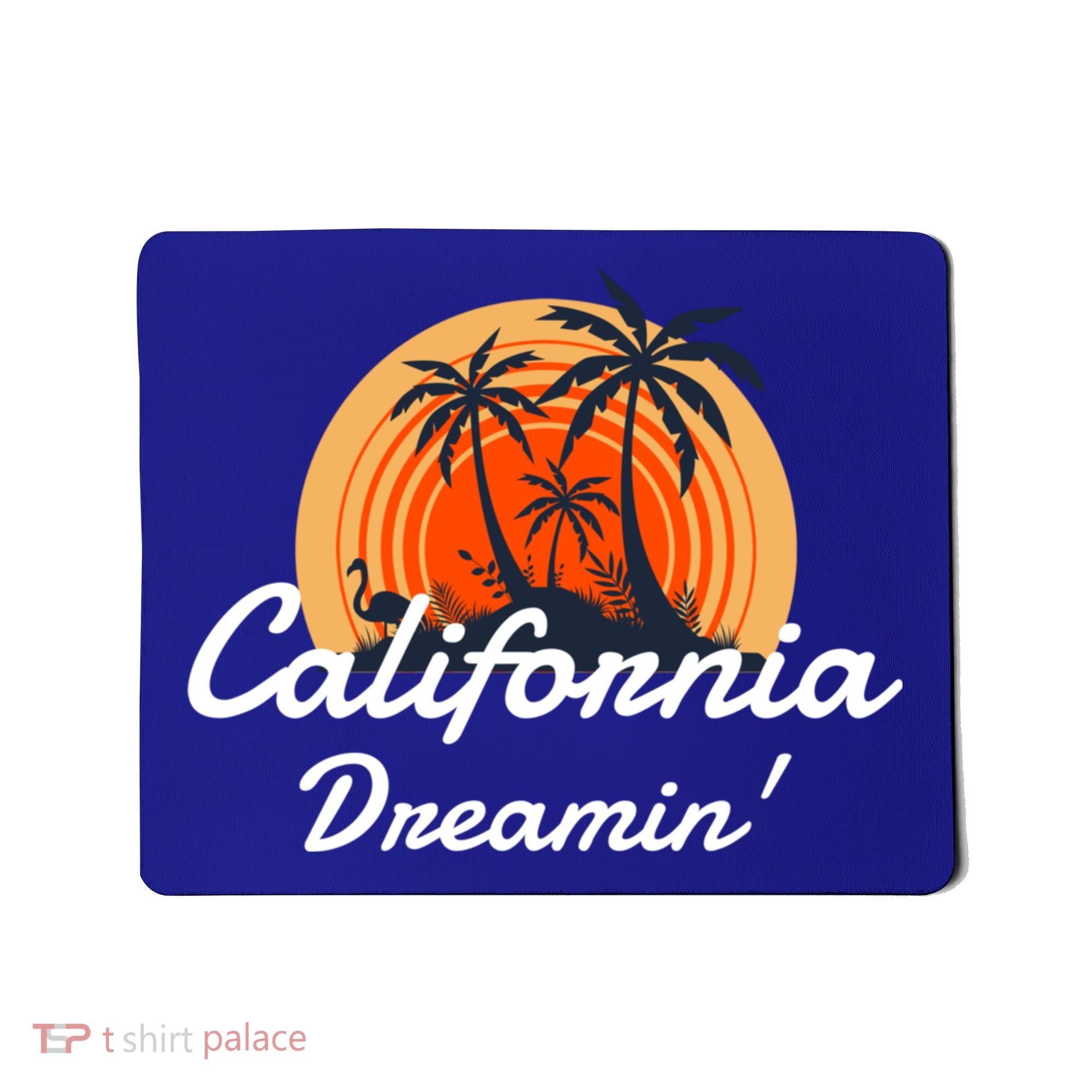 California Dreamin' Sunset Venice Beach Summer Surf La Gift Mousepad