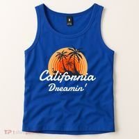 California Dreamin' Sunset Venice Beach Summer Surf La Gift Tank Top thumb 2