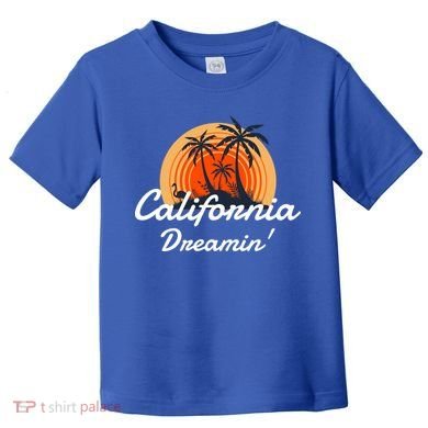 California Dreamin' Sunset Venice Beach Summer Surf La Gift Toddler T-Shirt