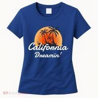 California Dreamin' Sunset Venice Beach Summer Surf La Gift Women's T-Shirt thumb 0