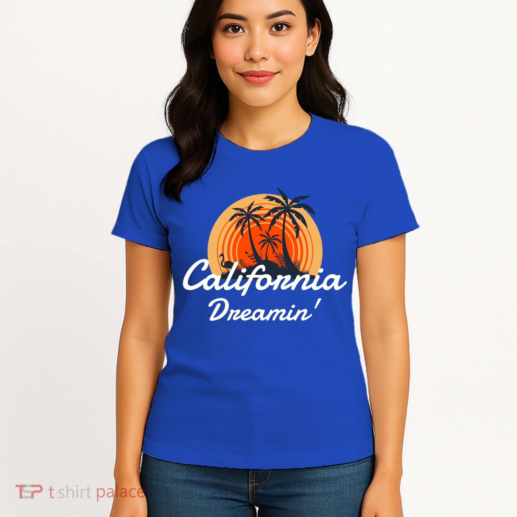 California Dreamin' Sunset Venice Beach Summer Surf La Gift Women's T-Shirt