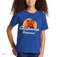California Dreamin' Sunset Venice Beach Summer Surf La Gift Kids T-Shirt thumb 2