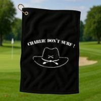 Charlie DonT Surf Golf Towel thumb 1