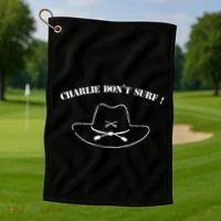 Charlie DonT Surf Golf Towel thumb 1