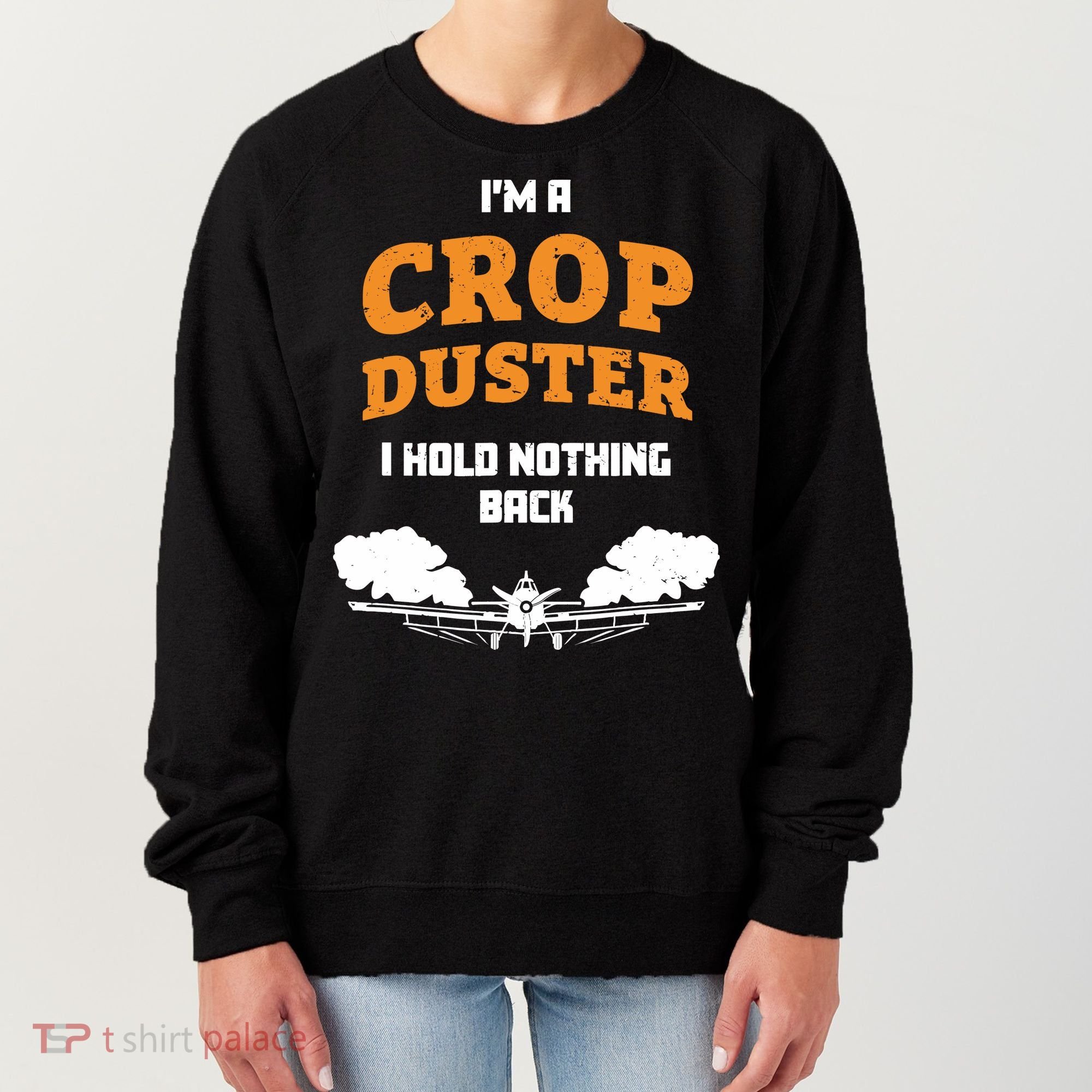 Crop Duster Sarcastic Adult Humor Funny Farting Joke Women's Sweatshirt