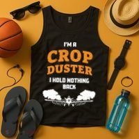 Crop Duster Sarcastic Adult Humor Funny Farting Joke Tank Top thumb 4