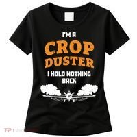 Crop Duster Sarcastic Adult Humor Funny Farting Joke Women's T-Shirt thumb 0