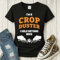 Crop Duster Sarcastic Adult Humor Funny Farting Joke Women's T-Shirt thumb 3
