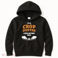 Crop Duster Sarcastic Adult Humor Funny Farting Joke Kids Hoodie thumb 0
