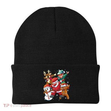 Christmas Dabbing Santa Elf Deer Gingerbread Man & Snowman Beanie