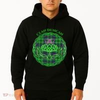 Clan Duncan Scottish Tartan Celtic Thistle Hoodie thumb 2
