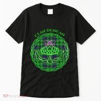 Clan Duncan Scottish Tartan Celtic Thistle Tall T-Shirt thumb 0