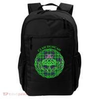 Clan Duncan Scottish Tartan Celtic Thistle Backpack thumb 0