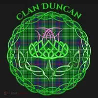 Clan Duncan Scottish Tartan Celtic Thistle Ornament thumb 1