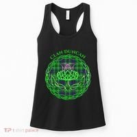 Clan Duncan Scottish Tartan Celtic Thistle Women's Tank Top thumb 0