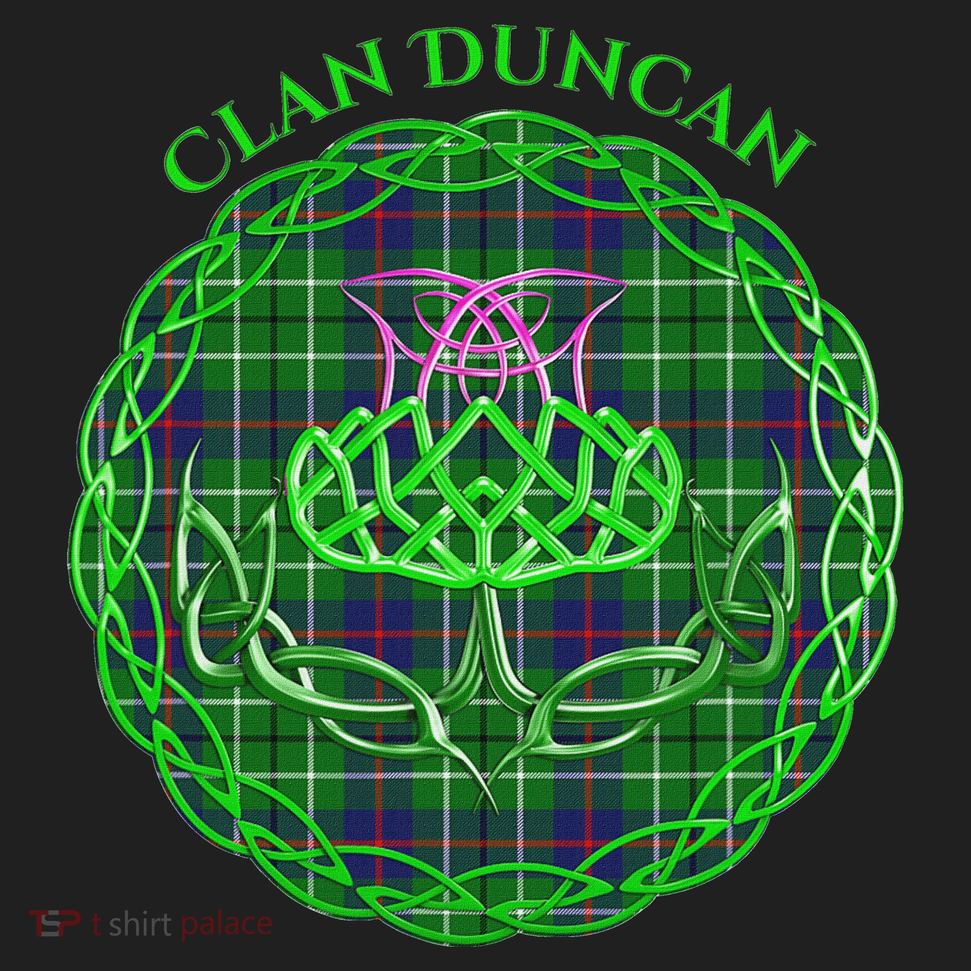 Clan Duncan Scottish Tartan Celtic Thistle Hat