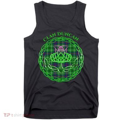 Clan Duncan Scottish Tartan Celtic Thistle Tank Top
