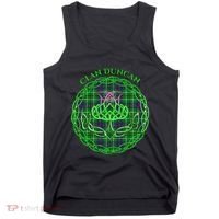 Clan Duncan Scottish Tartan Celtic Thistle Tank Top thumb 0