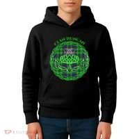 Clan Duncan Scottish Tartan Celtic Thistle Kids Hoodie thumb 4